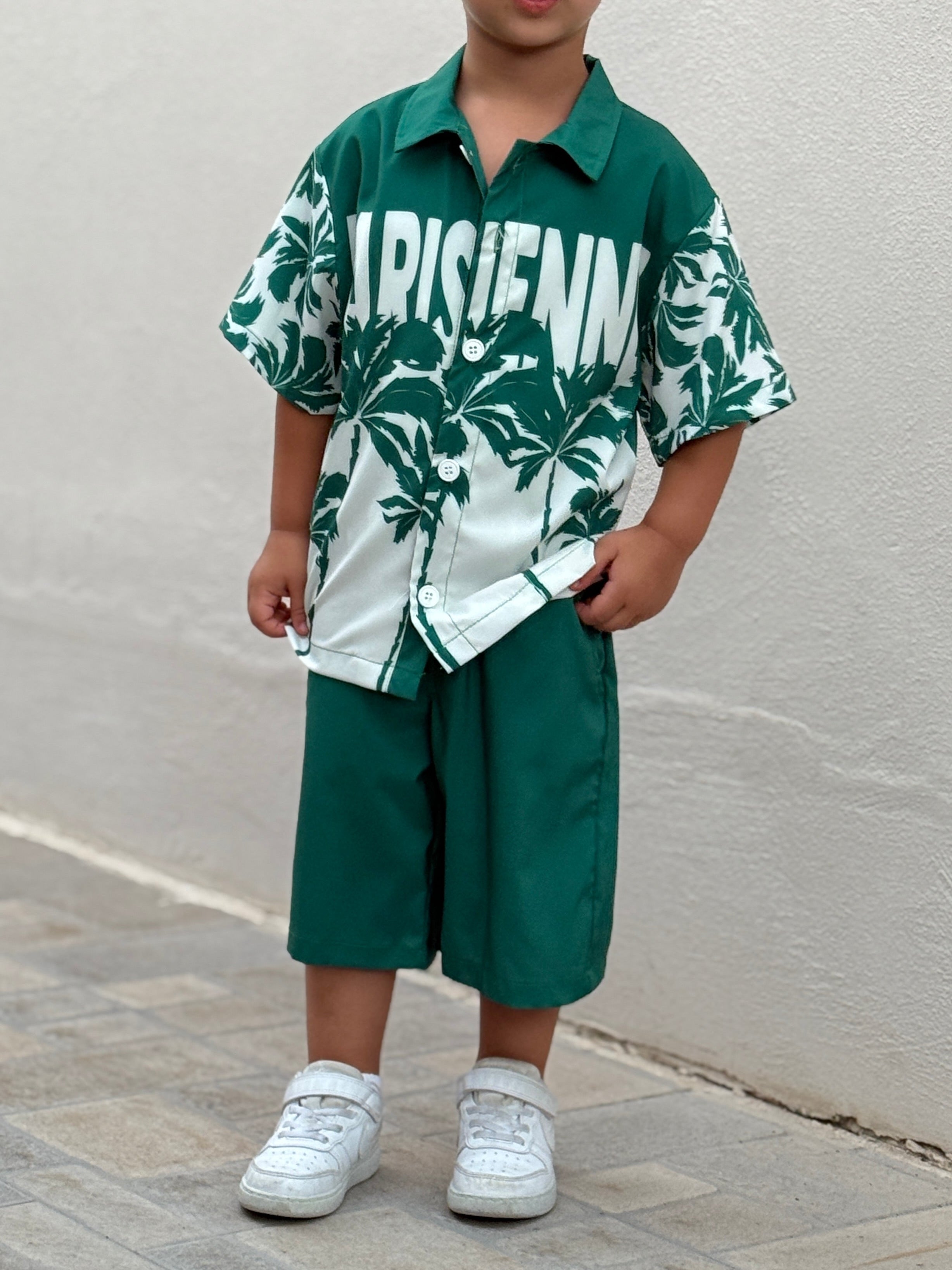 Coordinato Paris Flower Green