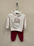coordinato neonata 2684 amor panna