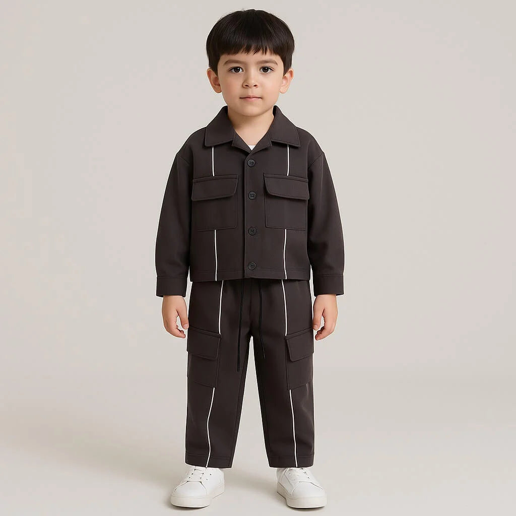 Completo Bimbo Elegante Testa di moro Over 3042