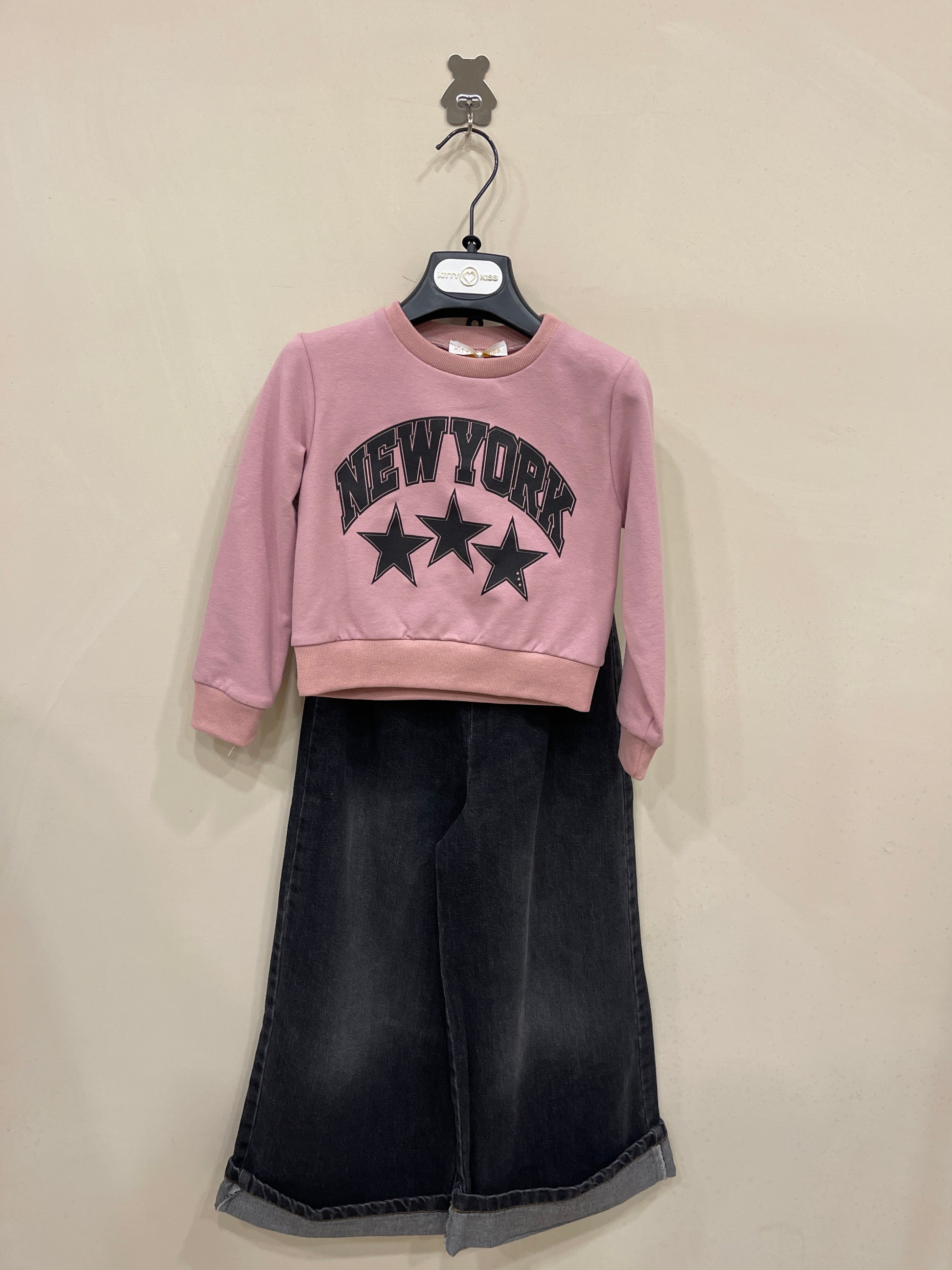 Coordinato new york rosa 5560