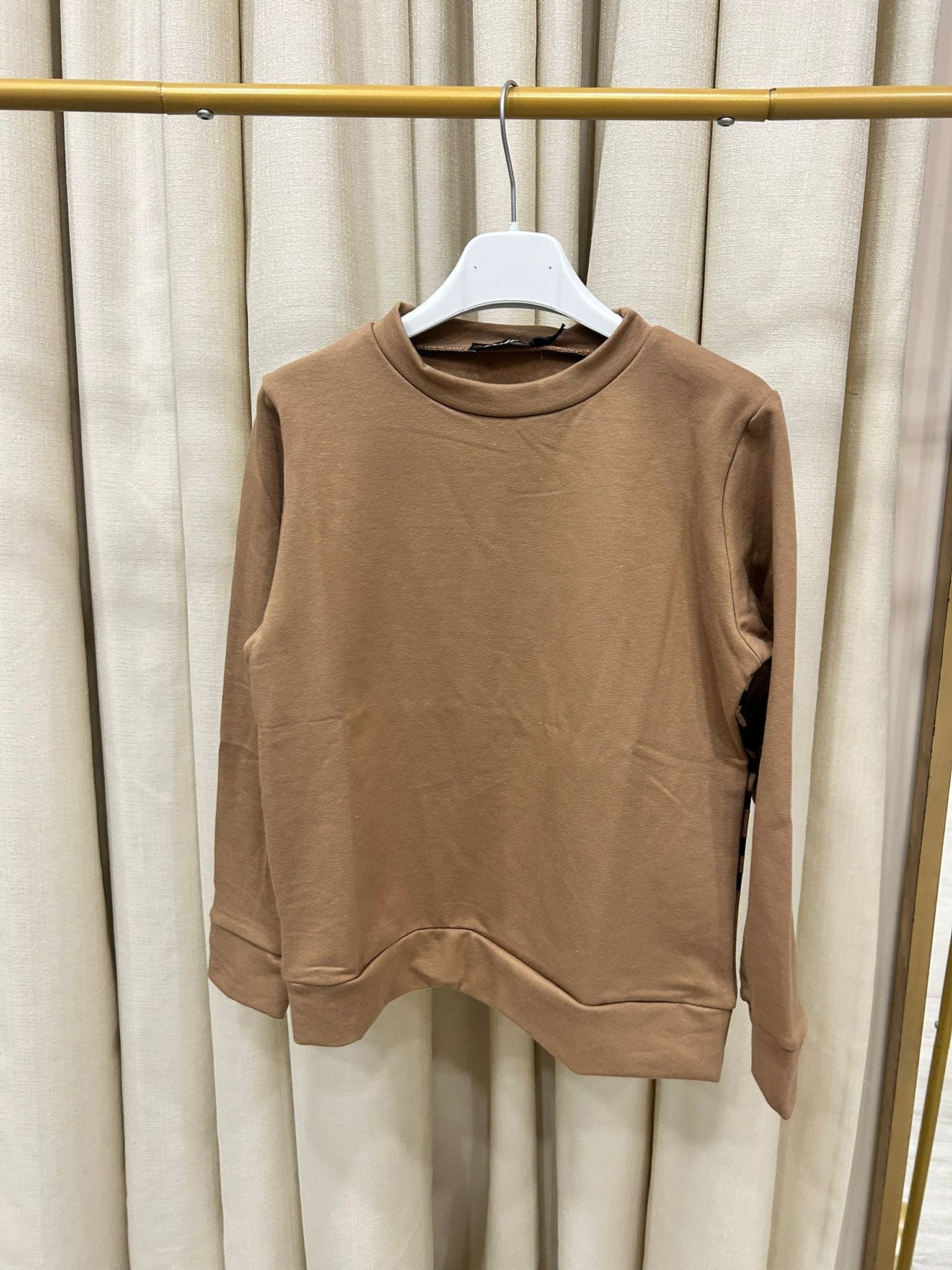 Felpa butnot couture camel