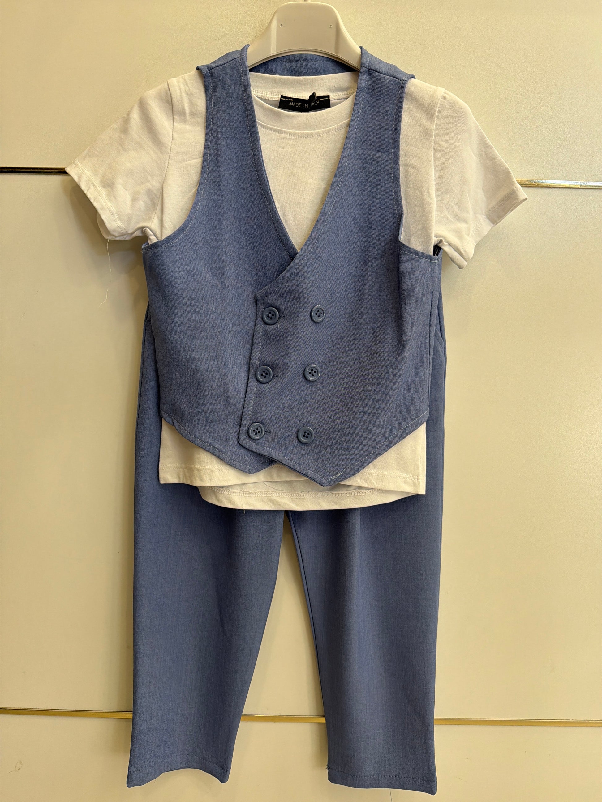 Coordinato gilet jeans