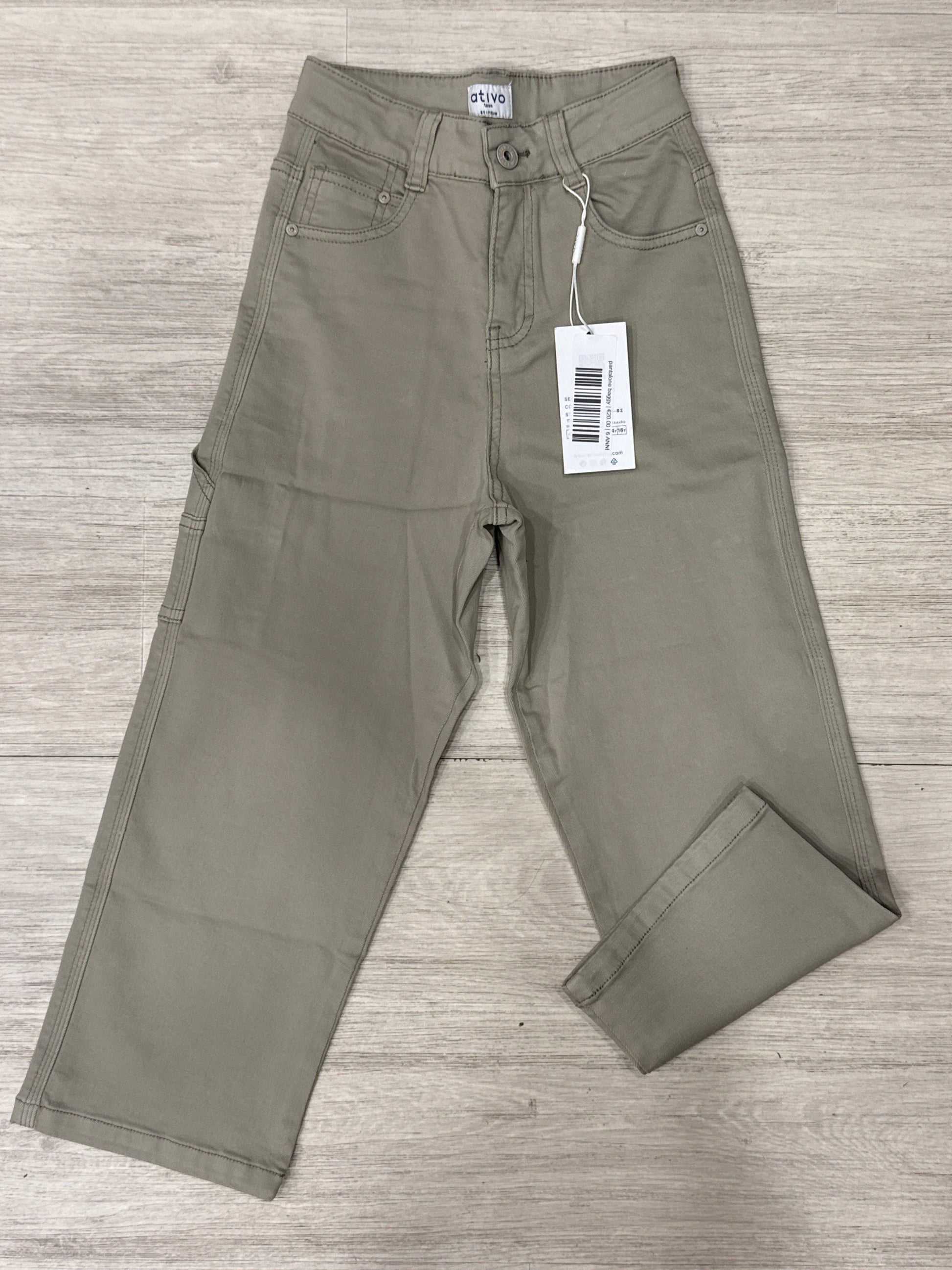 pantalone baggy sabbia