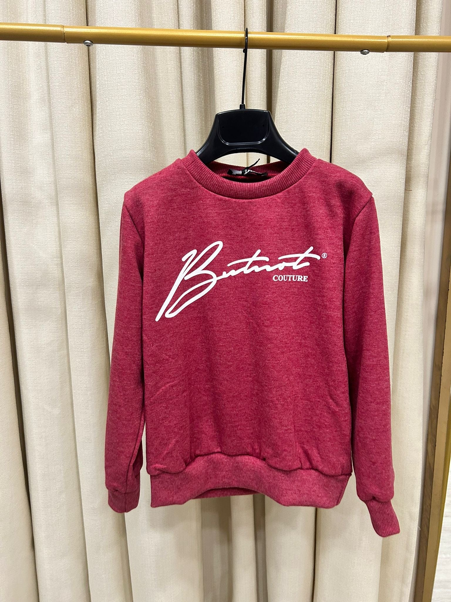 Felpa butnot couture bordeaux