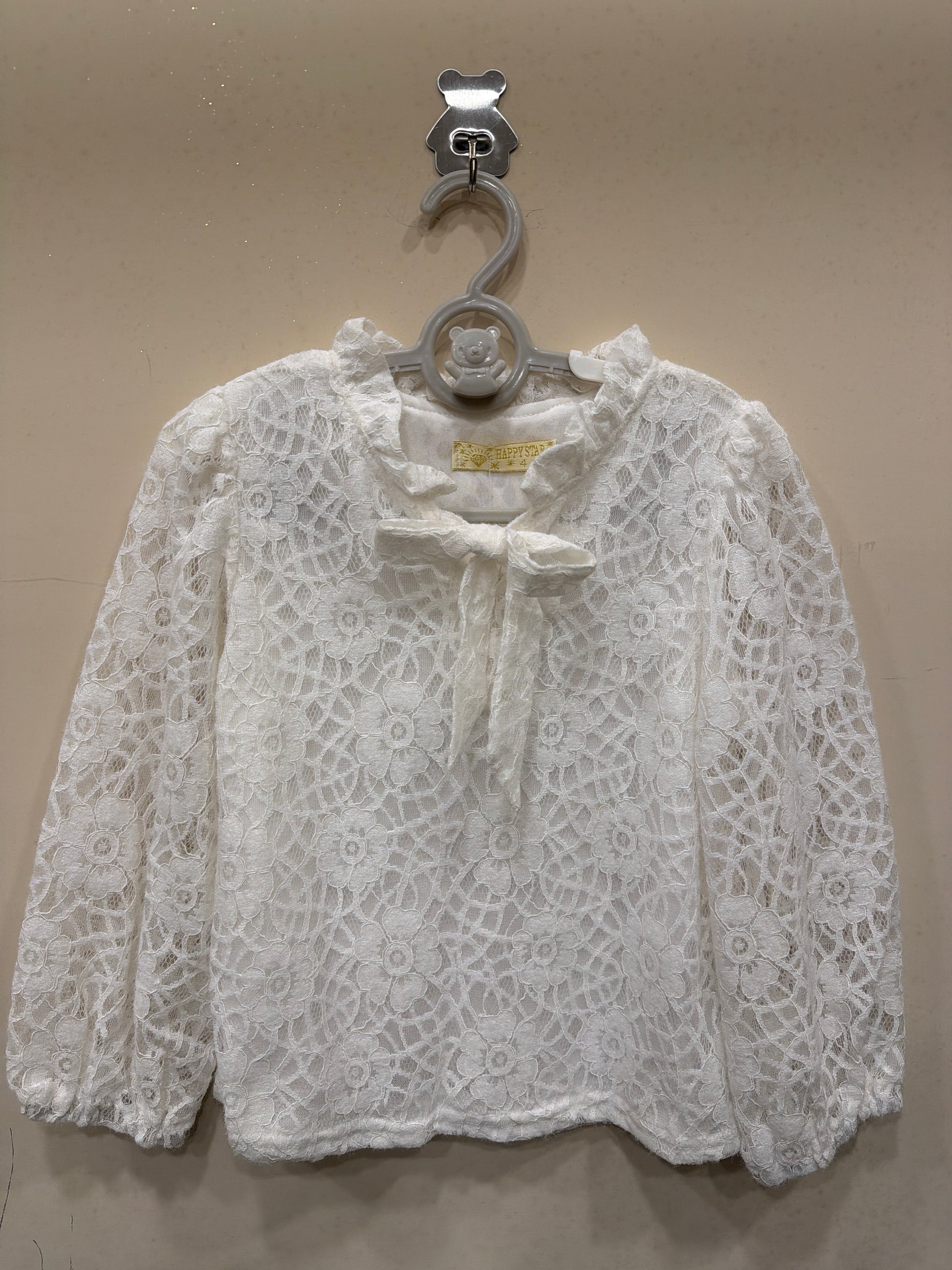 Camicia merlettata