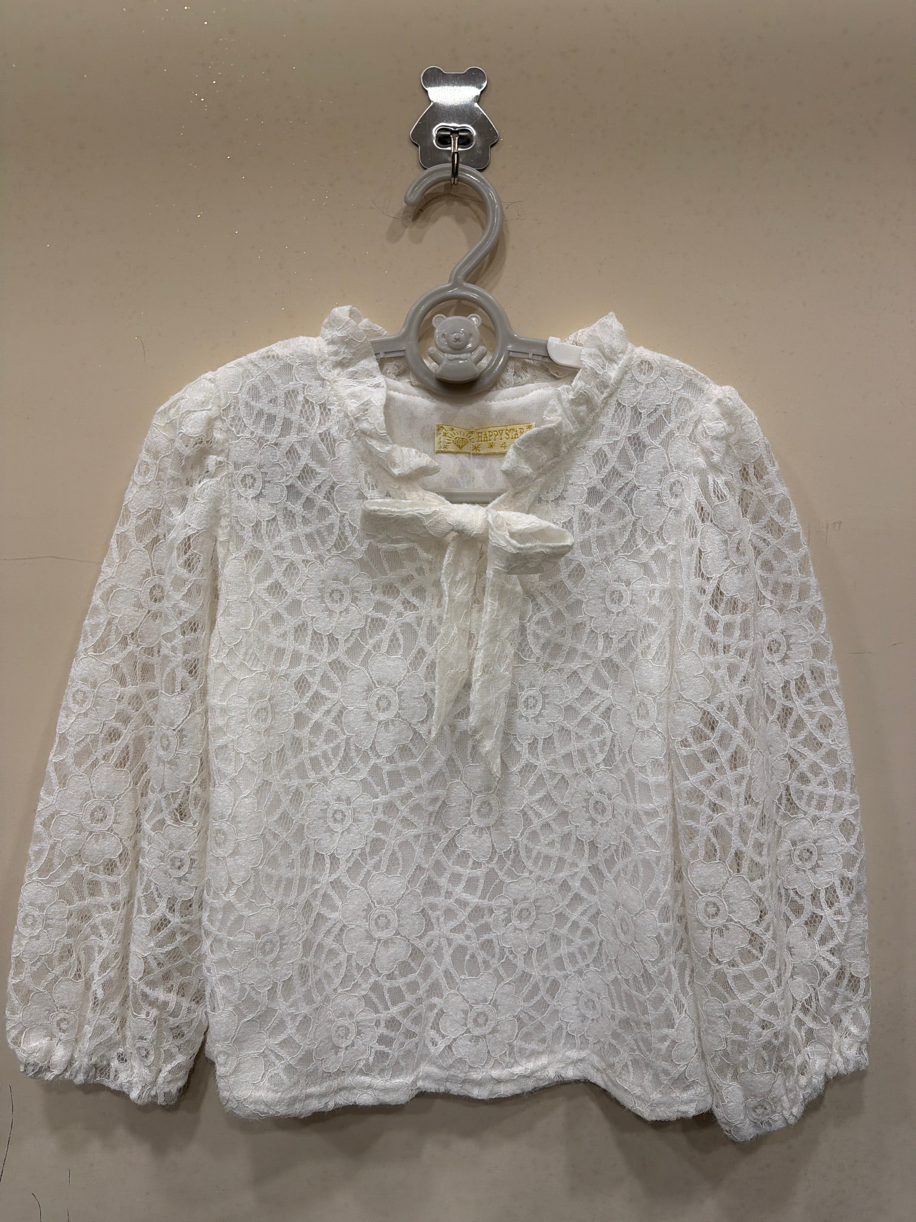 Camicia merlettata