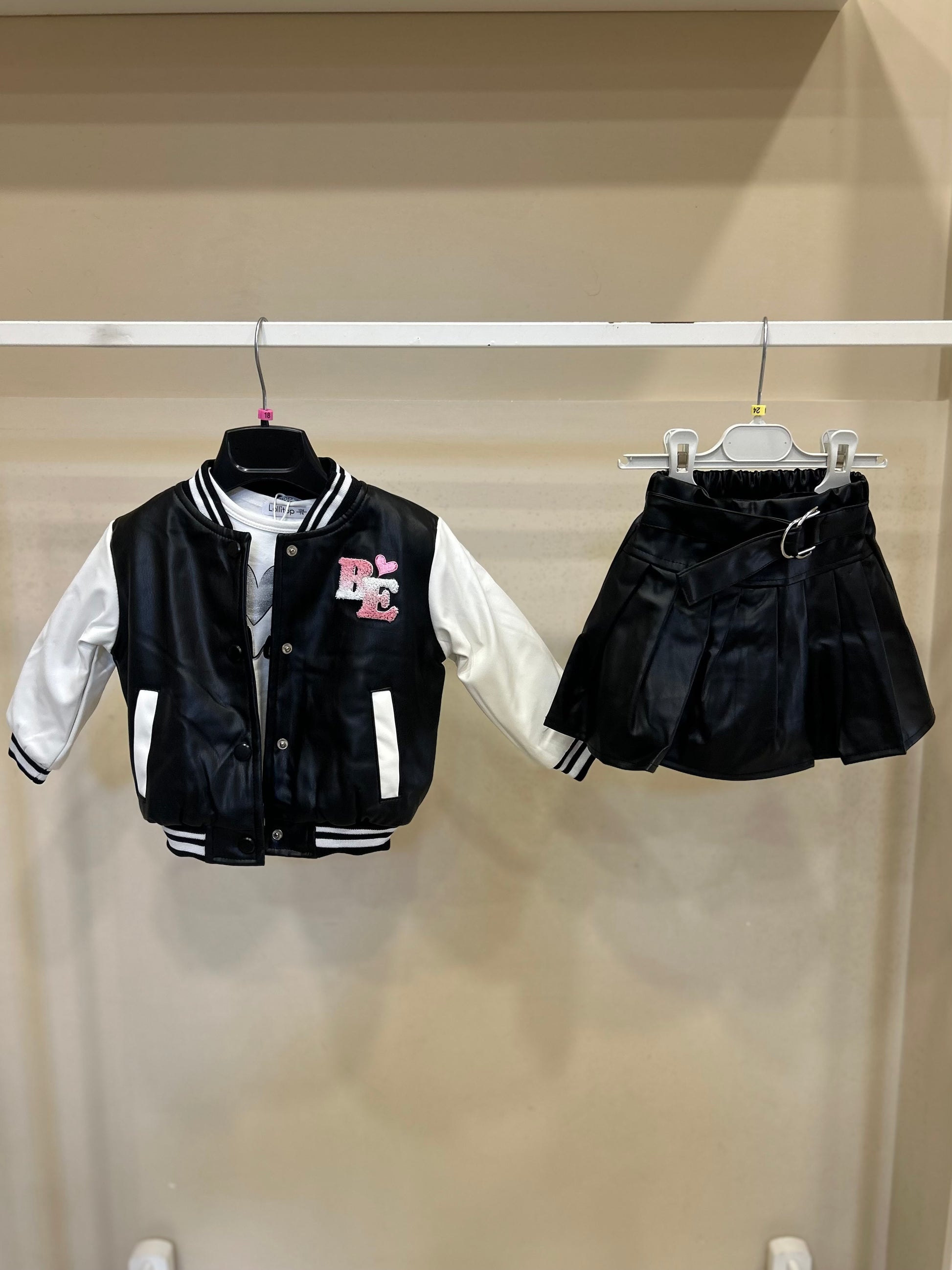 Coordinato LolliTop nero 8344