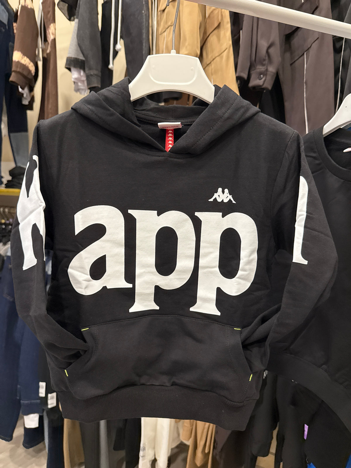 Felpa Kappa big logo black