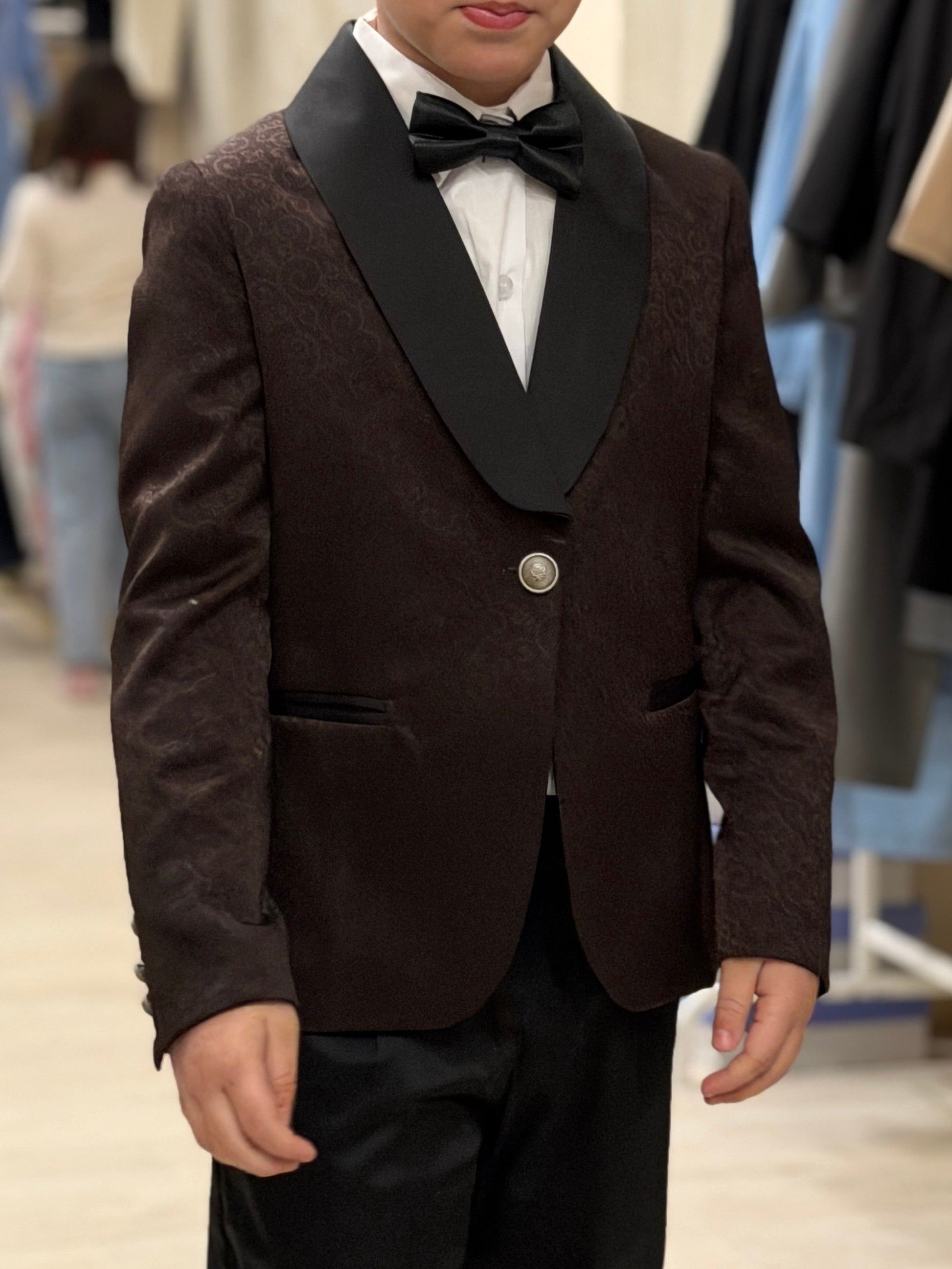 Abito damascato bordeaux jsp