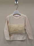 maglia rouches beige 012