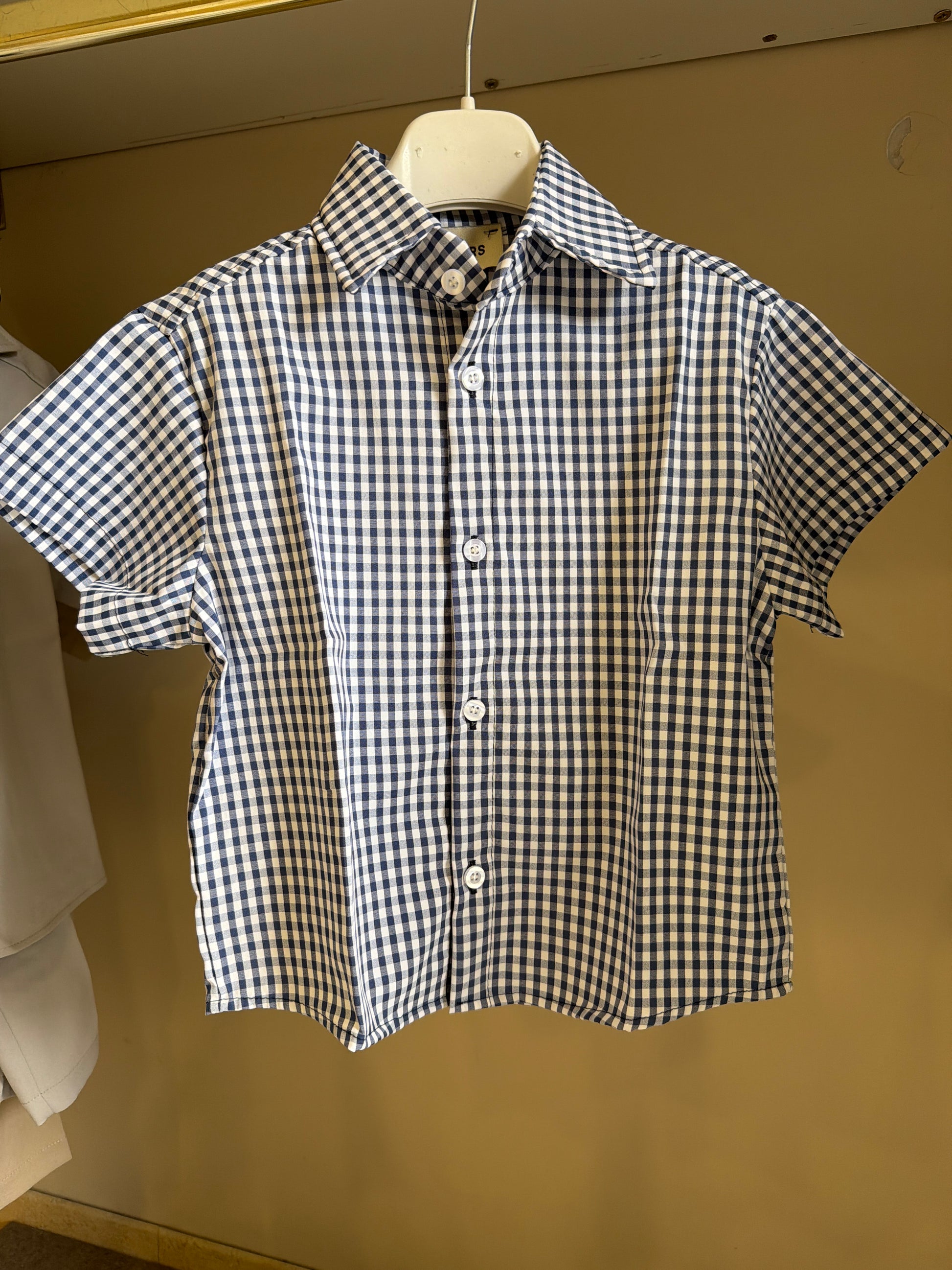 Camicia TK092 quadri blu