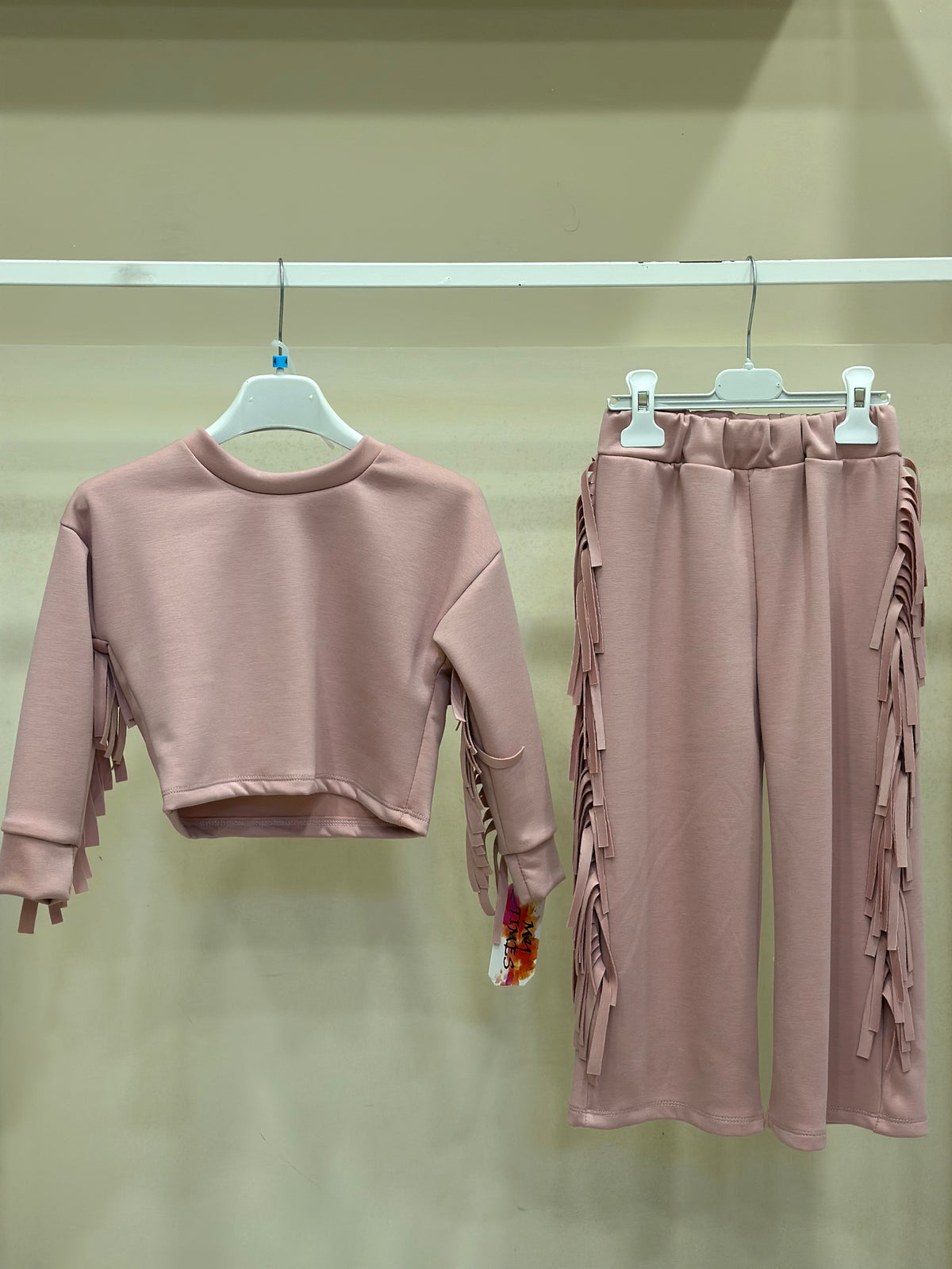 Coordinato Frange cipria 2031