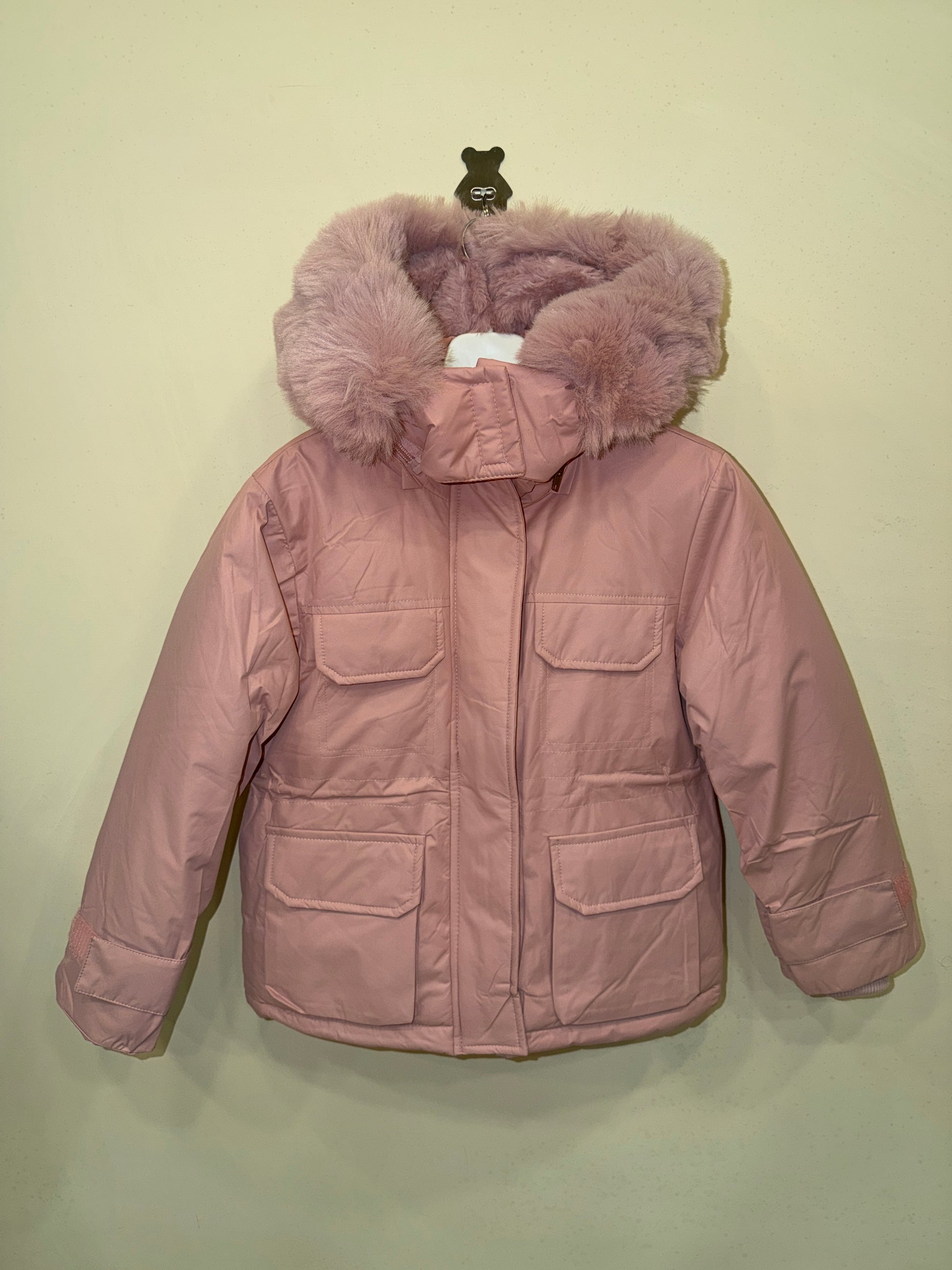 giubbotto collo in pelliccia