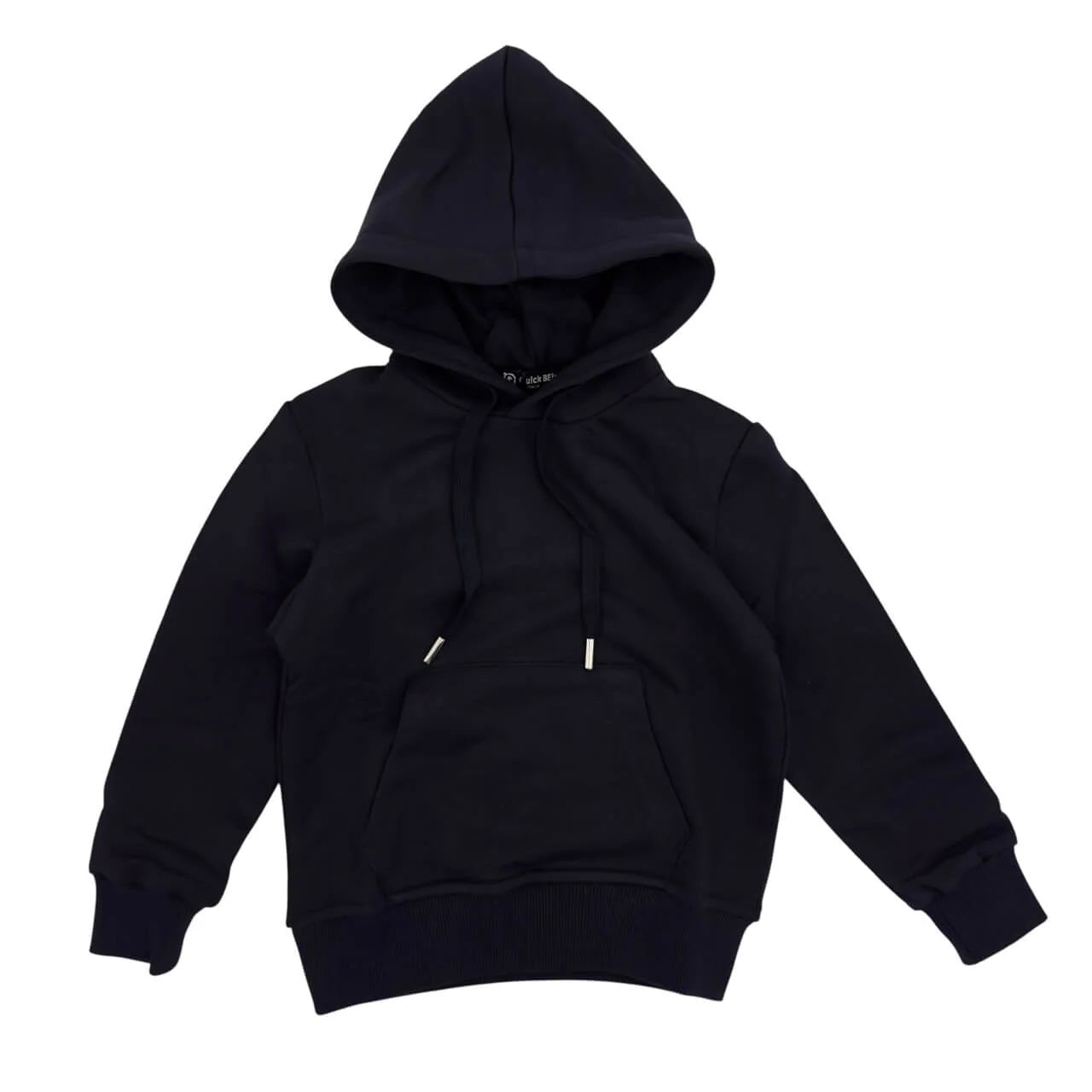 Felpa nera garzata 6672