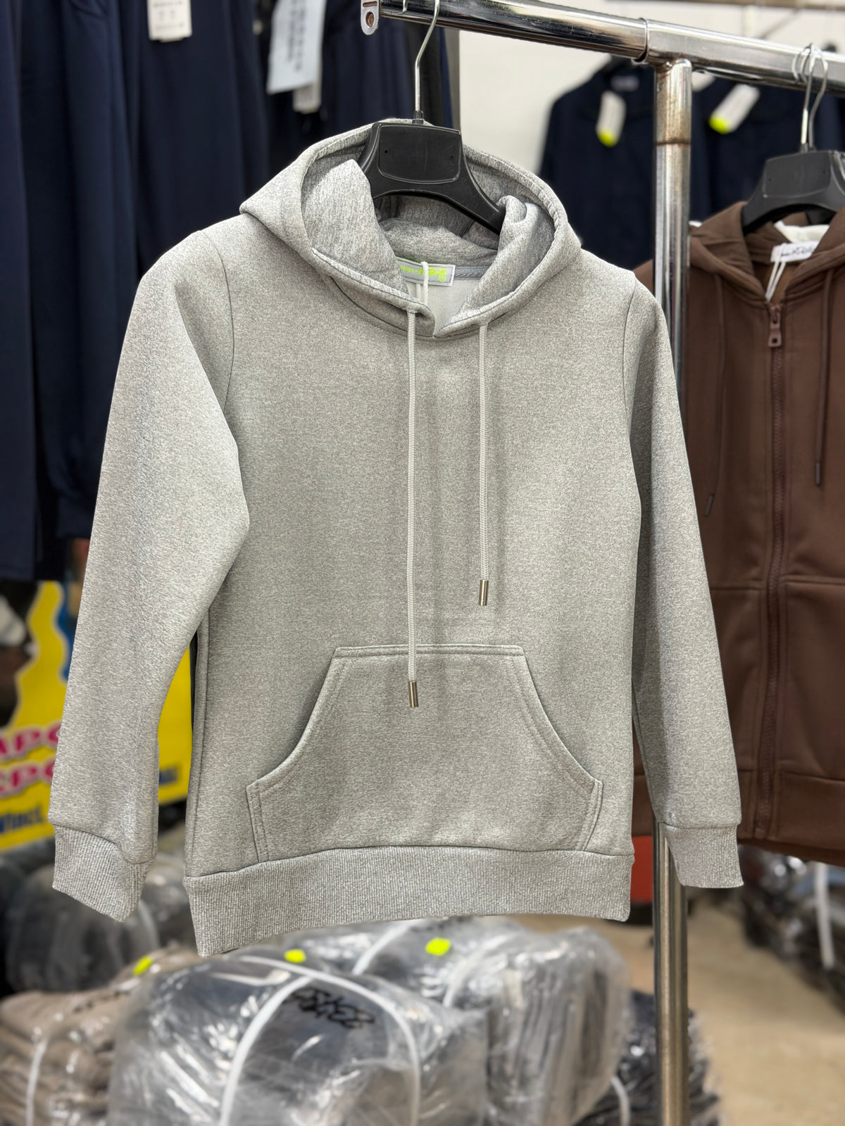 felpa Cappuccio eco grey