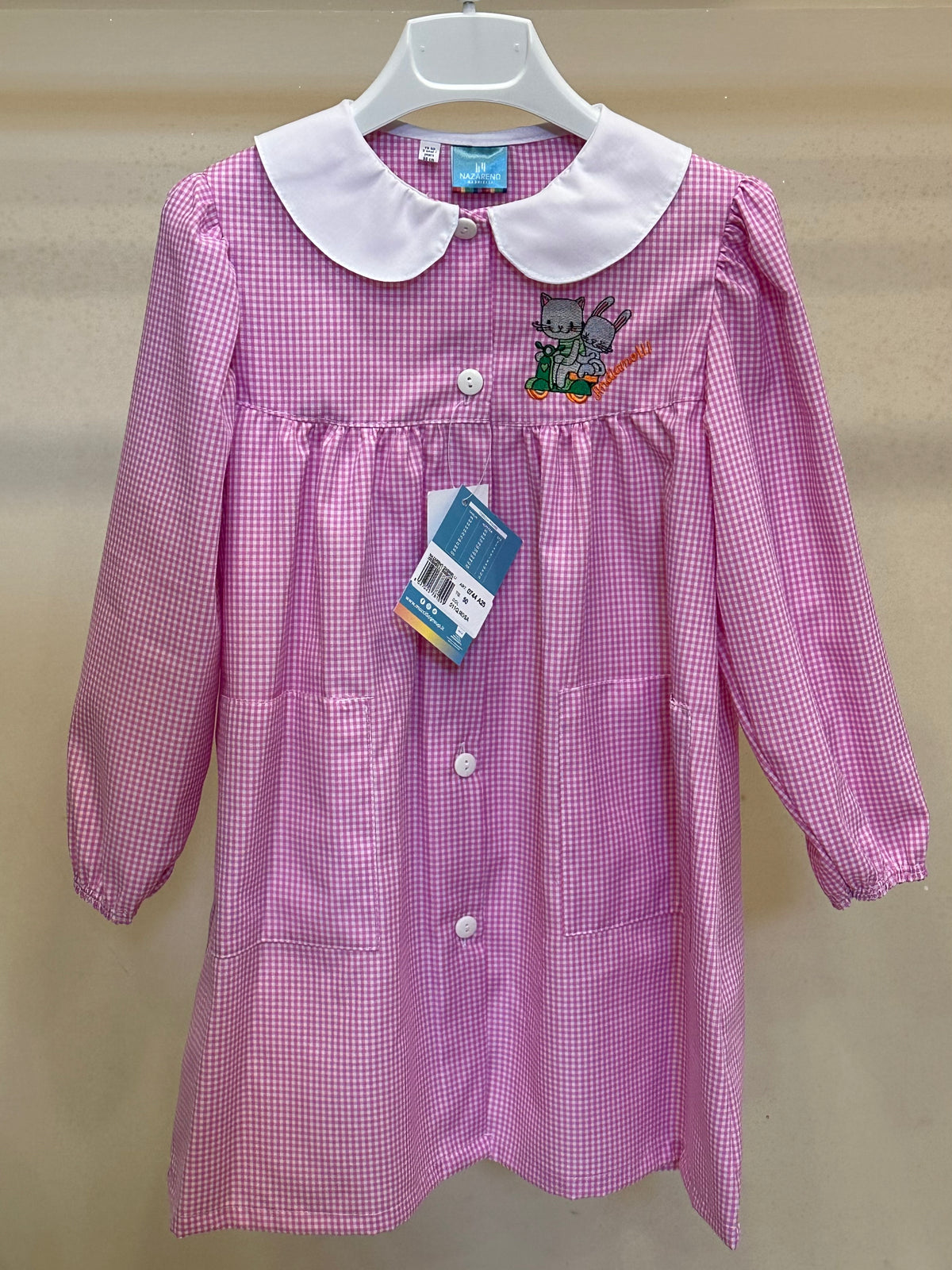 Grembiule Quadretti Coniglietti