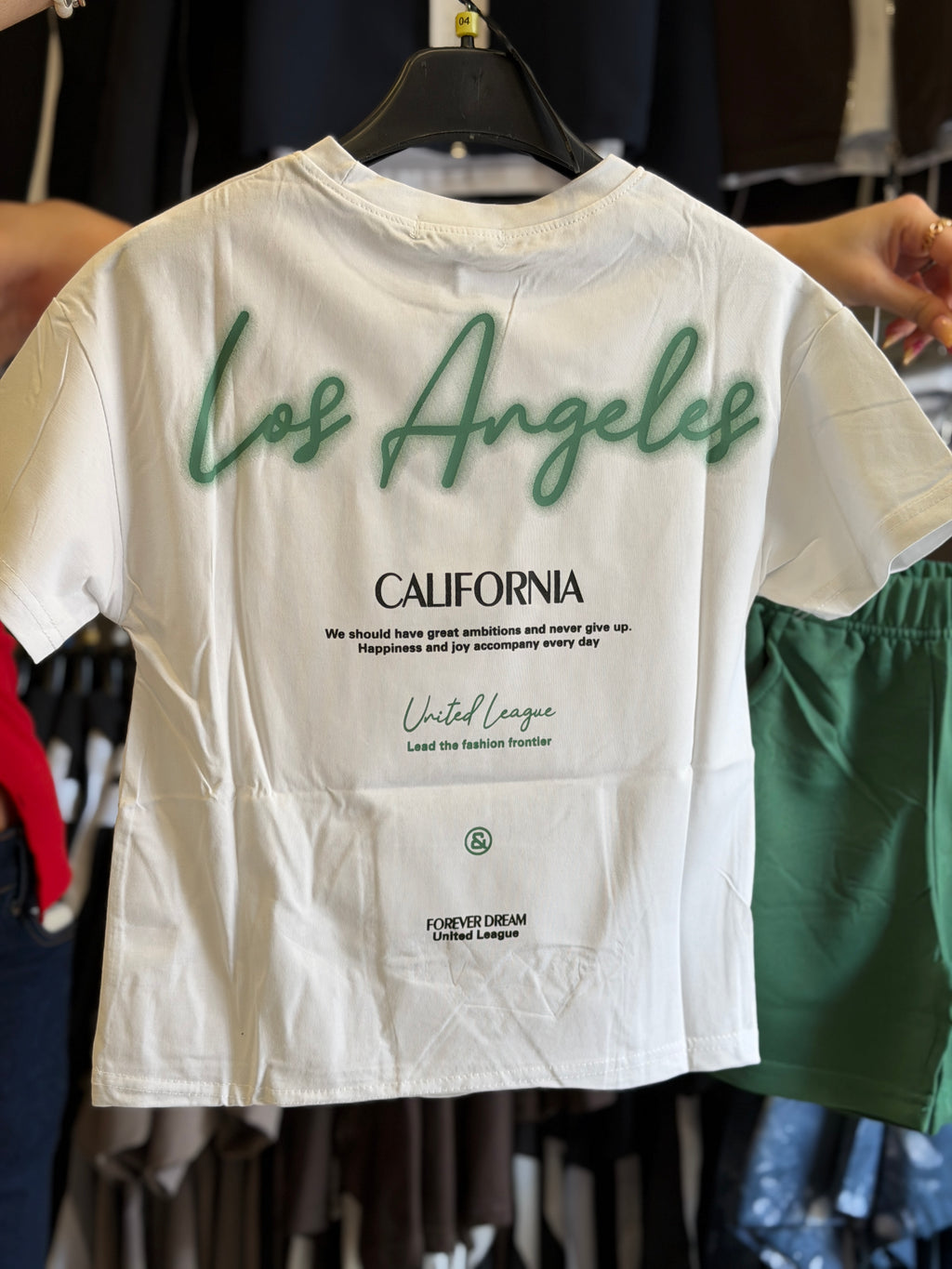 Coordinato LF5165 green white