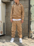 Tuta Comfort Fit Cargo camel zip