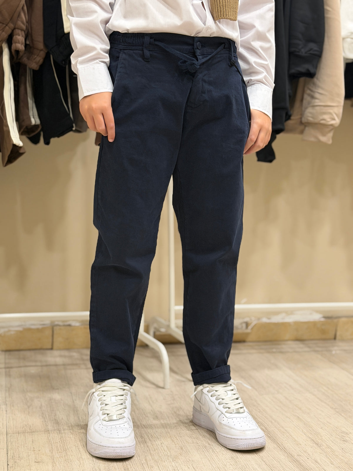 pantalone Slim Rebel R903/R blu