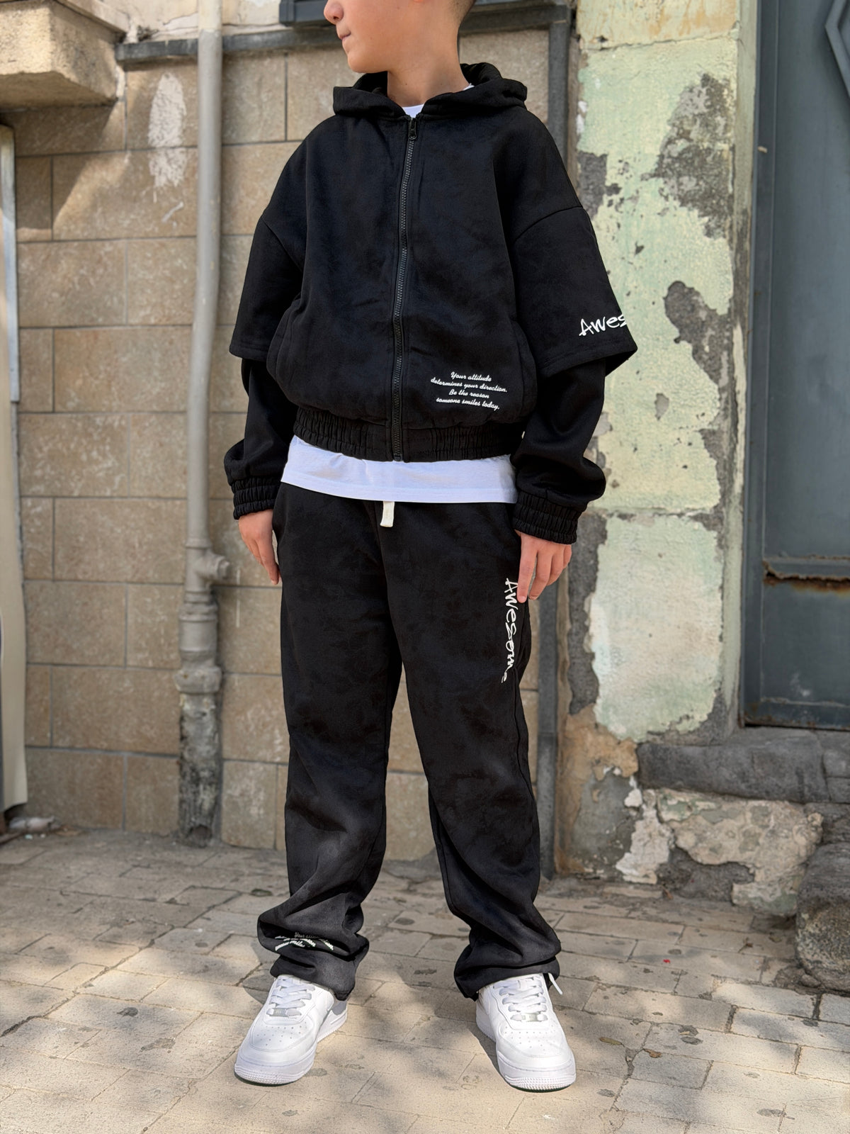 Tuta Batman marmor black