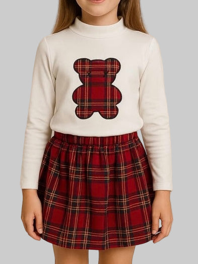 coordinato scozzese teddy C411