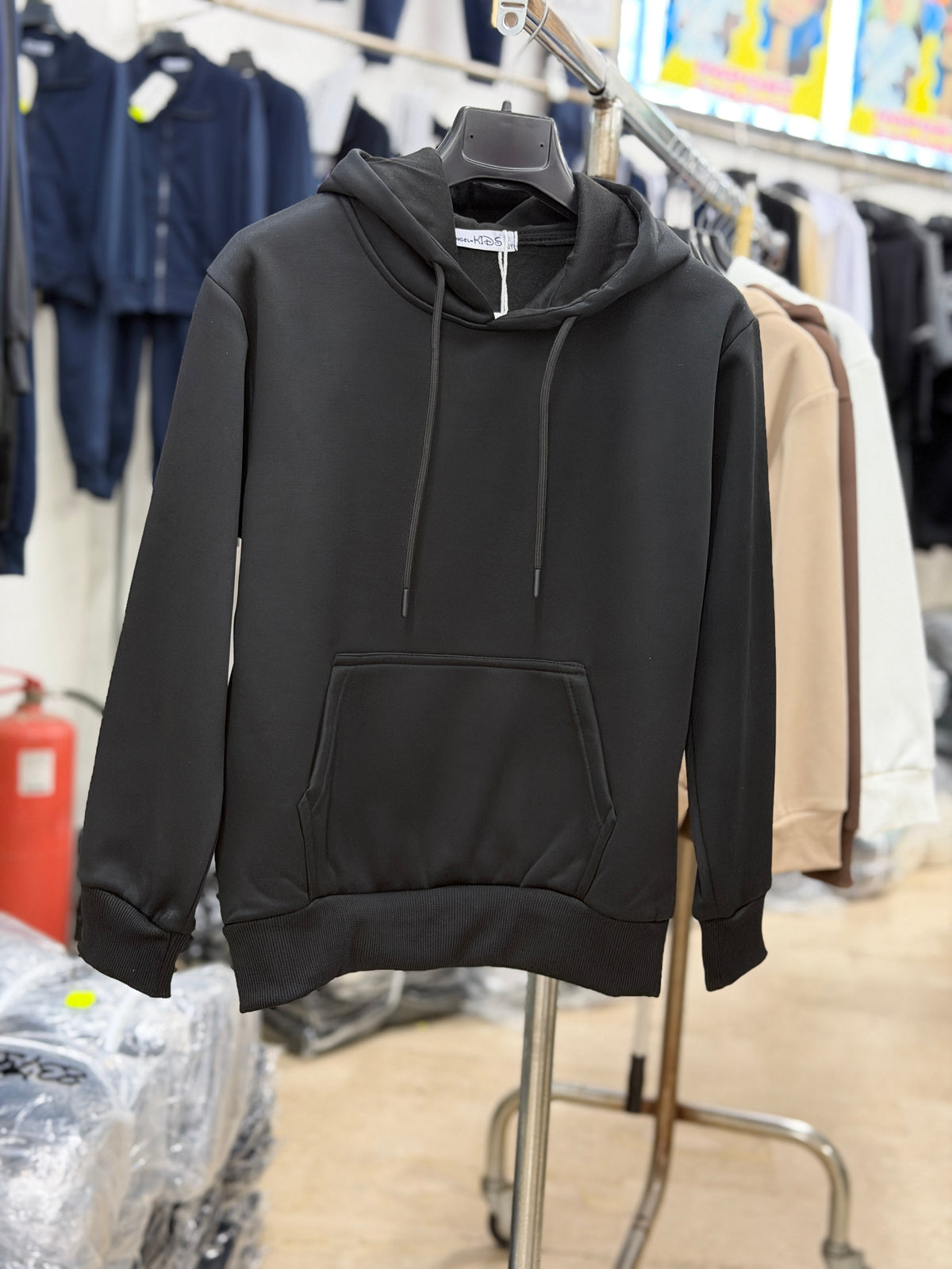 felpa Cappuccio eco black