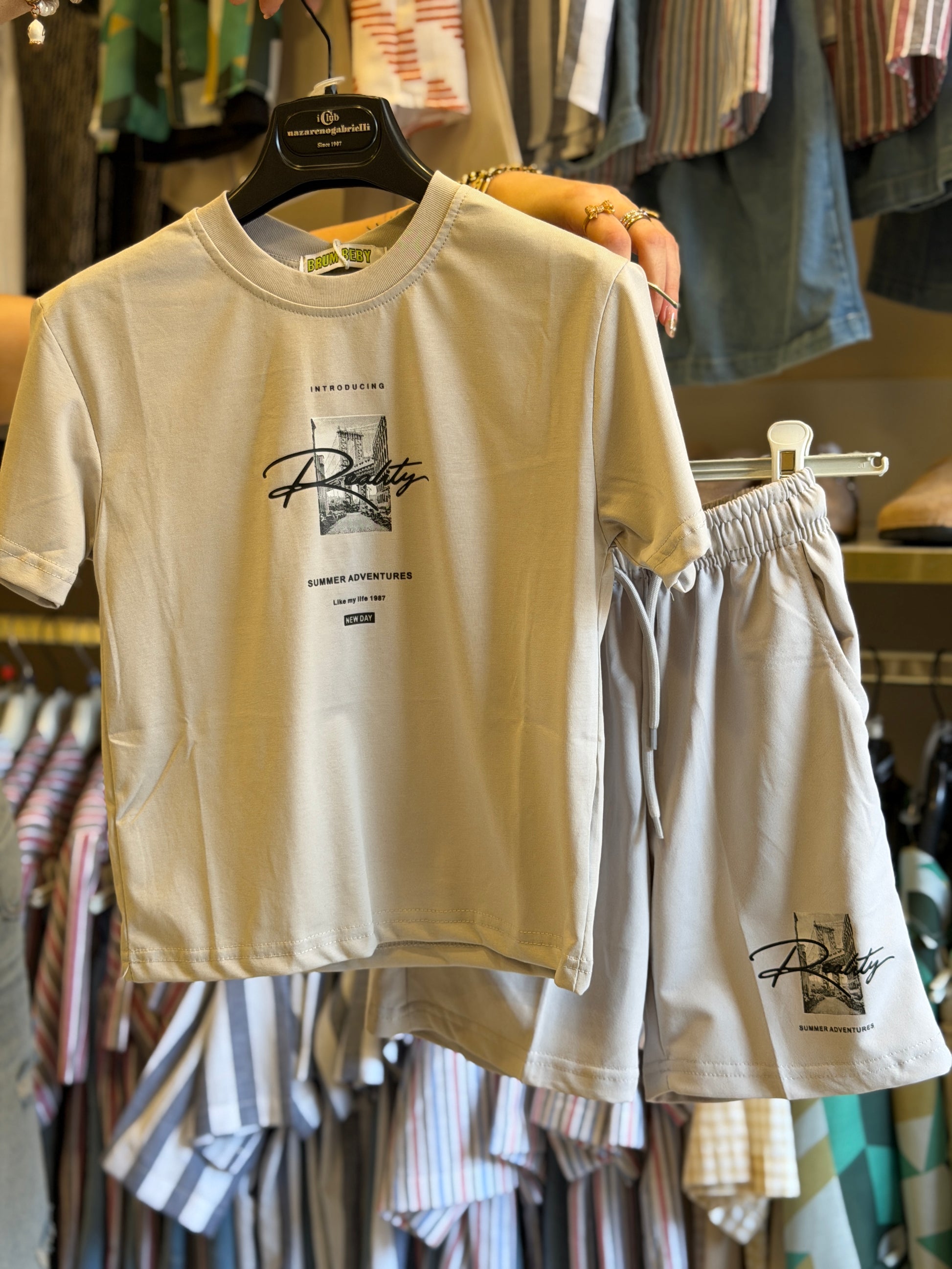 Coordinato ec 6356 grigio