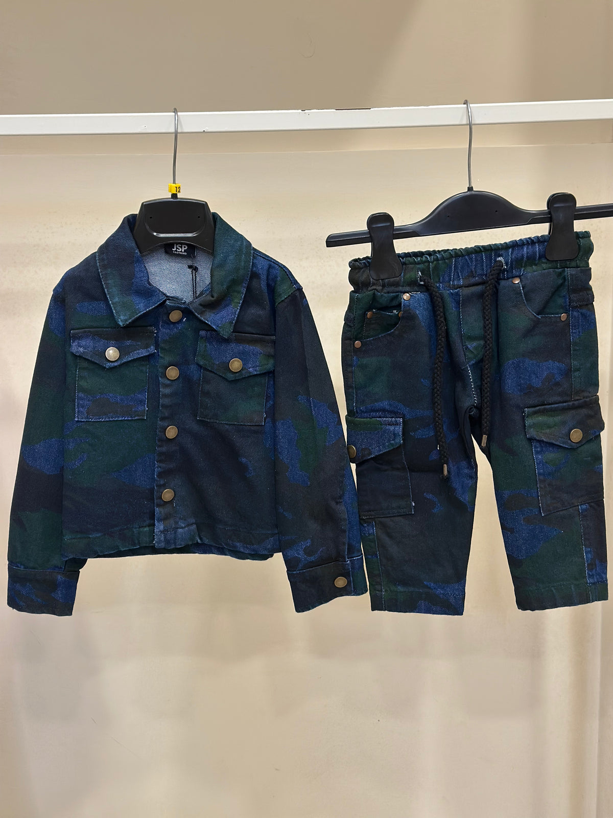 Coordinato Jusper Jeans blu militare 1282