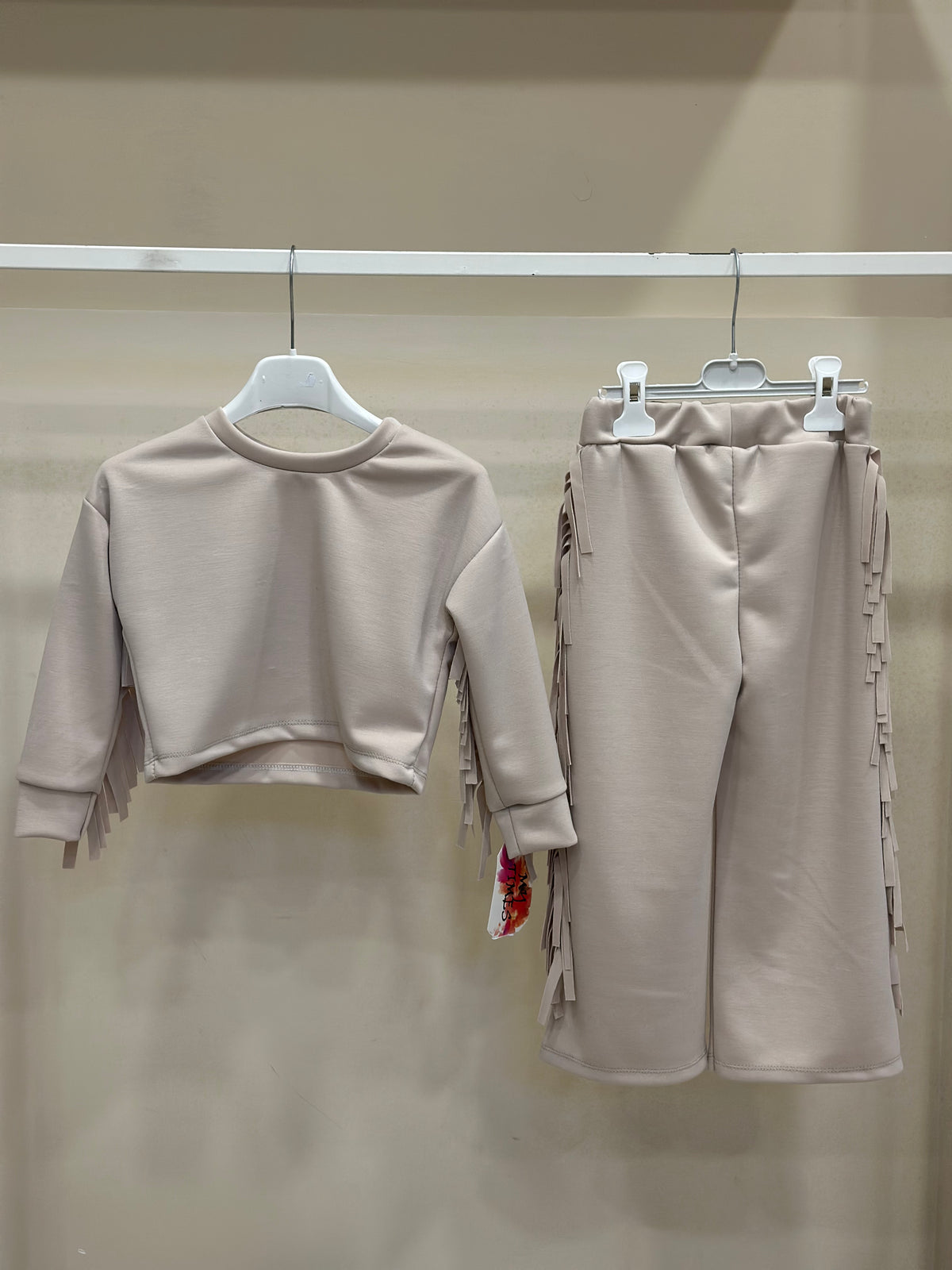 Coordinato Frange beige 2031