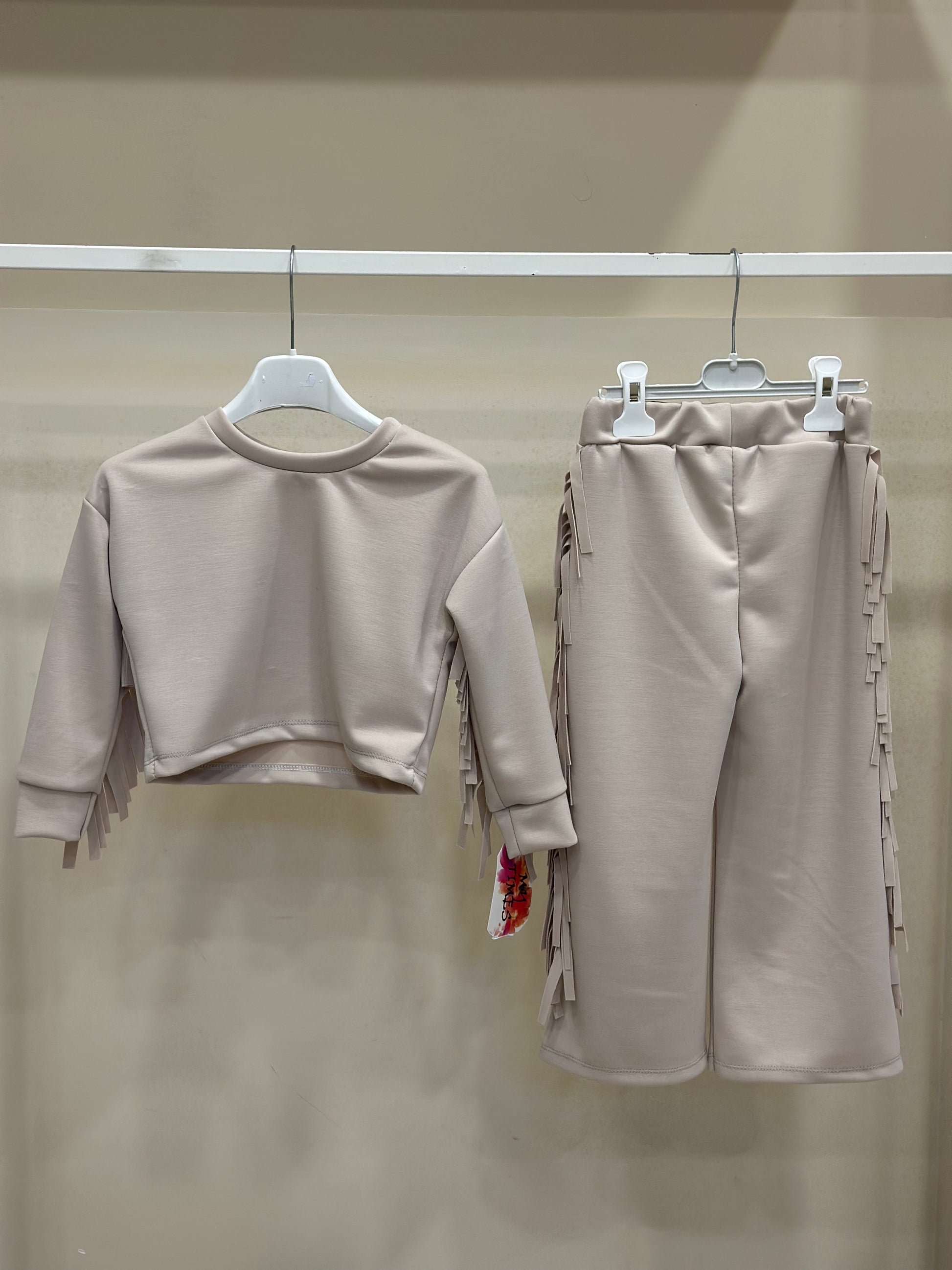 Coordinato Frange beige 2031