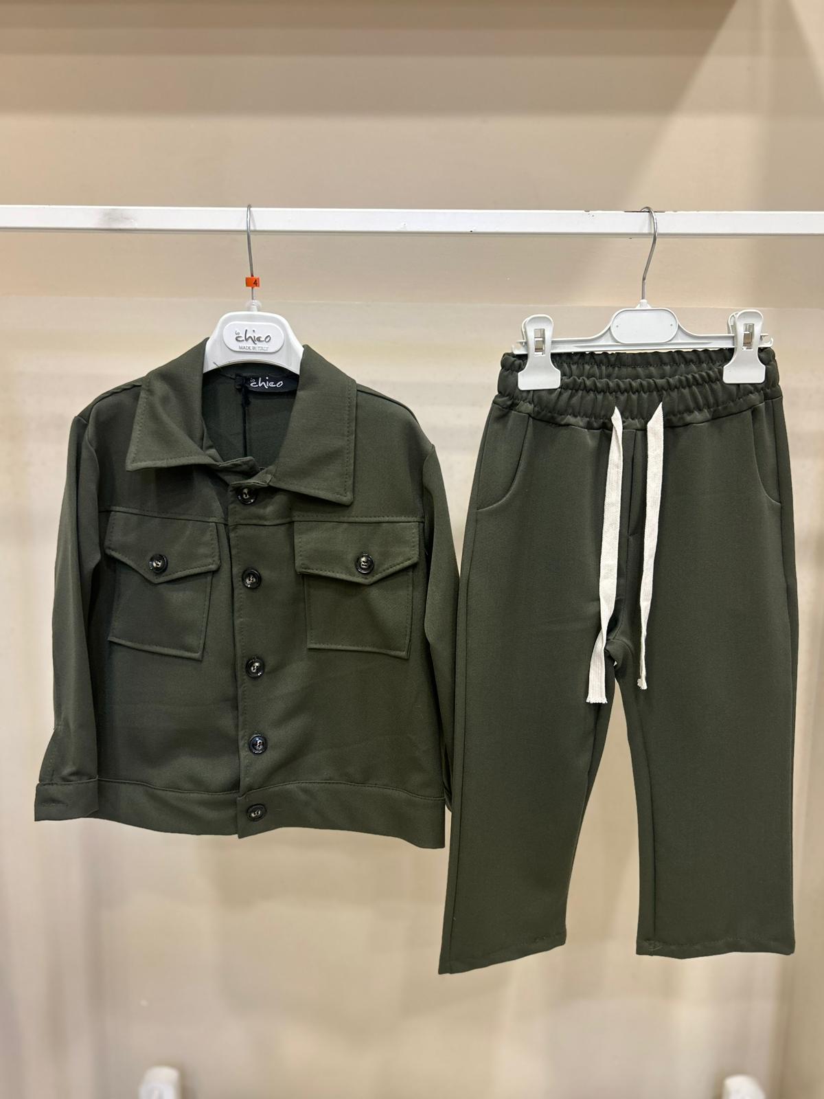 Coordinato verde tasconi 8230