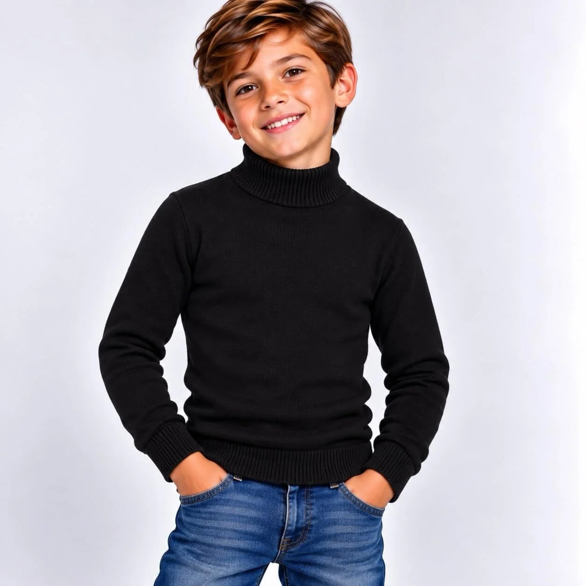 Maglioncino lupetto black 1003069800016