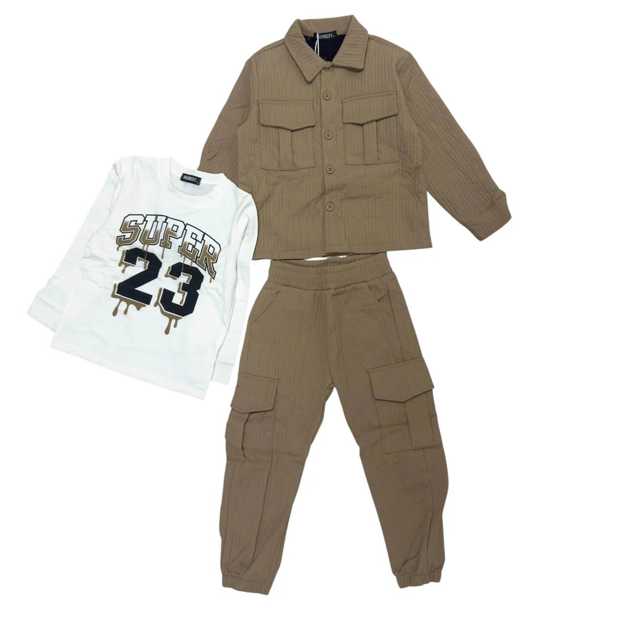 Completo 3 Pezzi Street Cargo beige 8235