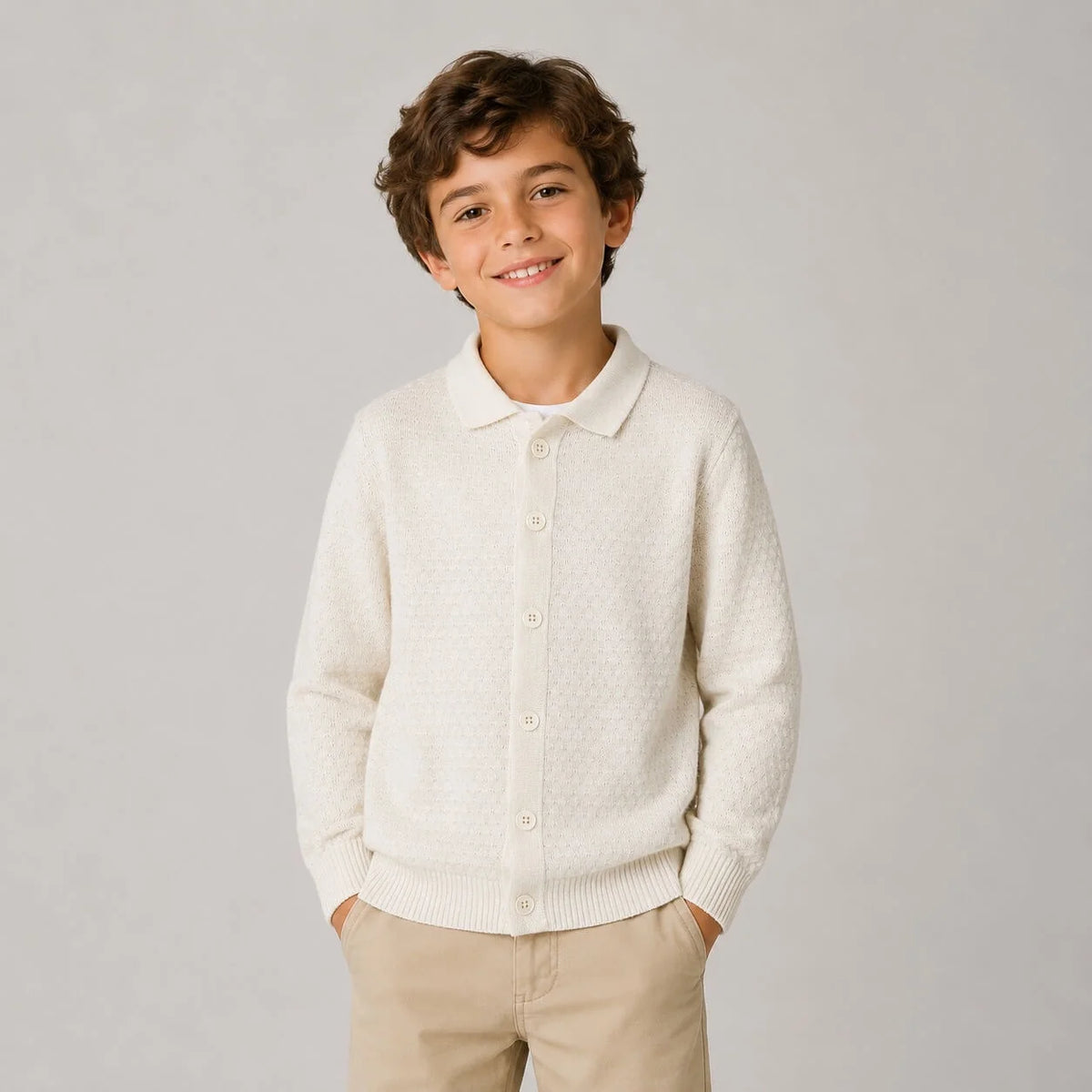Cardigan filo granada panna 1002777900018